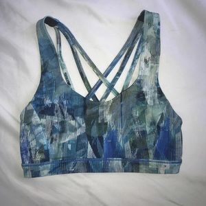 Blue lululemon sports bra NWOT